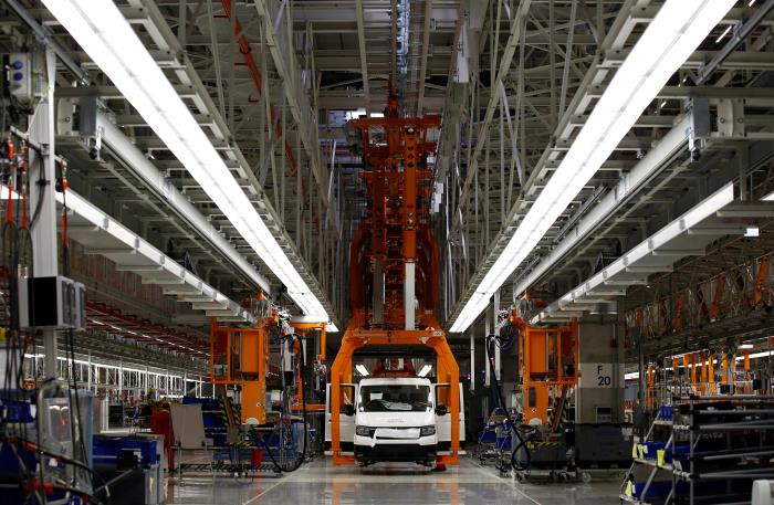 A new Volkswagen Crafter production line is seen at the newly opened Volkswagen factory in Wrzesnia near Poznan, Poland September 9, 2016. REUTERS/Kacper Pempel/File Photo