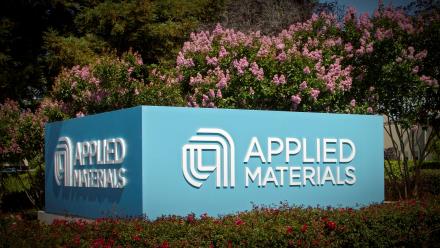 Applied Materials’ new corporate signage photo in Santa Clara, California, U.S. is shown in this image released on August 22, 2016.  Courtesy Applied Materials/Handout via REUTERS  