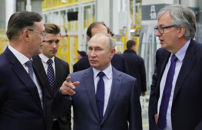 Russian President Putin visits Kamaz plant in Naberezhnye Chelny