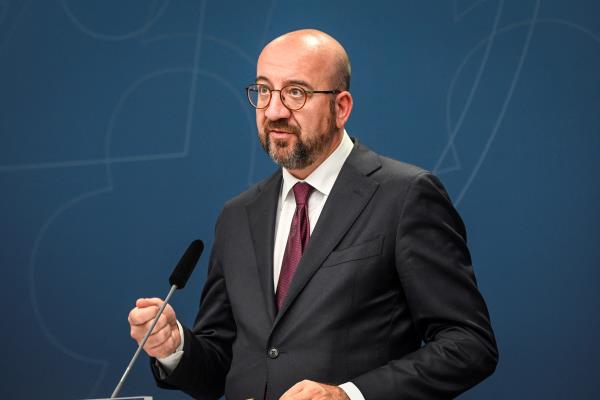 FILE PHOTO - Sweden's PM Magdalena Andersson welcomes EU Council President Charles Michel in Stockholm