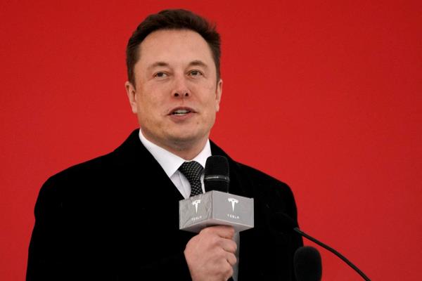 Tesla CEO Elon Musk attends the Tesla Shanghai Gigafactory groundbreaking ceremony in Shanghai