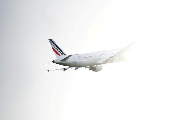 Air France Airbus A321 airplane takes off at Toulouse-Blagnac Airport