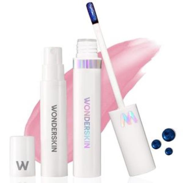 Wo<em></em>nderskin Wo<em></em>nder Blading Lip Stain Peel Off and Reveal Kit - Long Lasting, Waterproof Pink Lip Tint, Transfer Proof Natural Lip Stain Kit (beautiful)