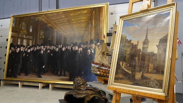 More than 90% of cultural items at Danish stock exchange rescued from fire