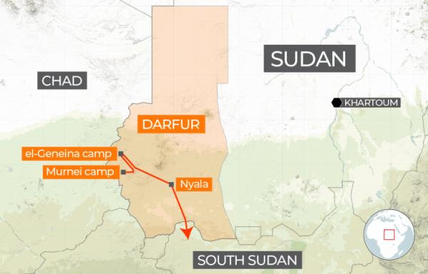 INTERACTIVE - Sudan refugee 1 year map zoomed-1713100865