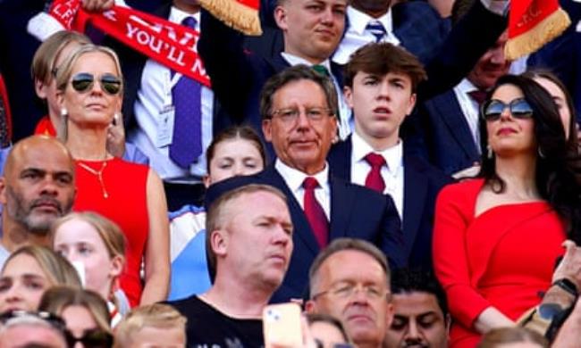 Tom Werner watching a Liverpool game