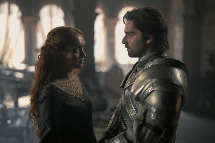Olivia Cooke and Fabien Frankel in ‘House of the Dragon.’