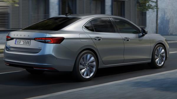 First official sketch: the new 2024 Skoda Superb