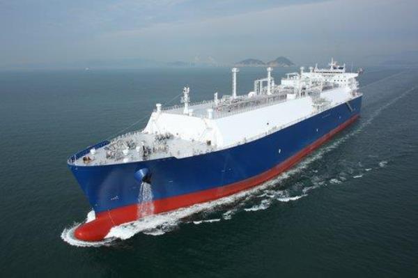 A photo of a liquefied natural gas built by Samsung Heavy Industries Co. provided by the company (PHOTO NOT FOR SALE) (Yonhap)