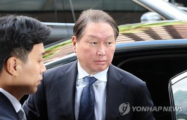 SK Group Chairman Chey Tae-won (Yonhap)