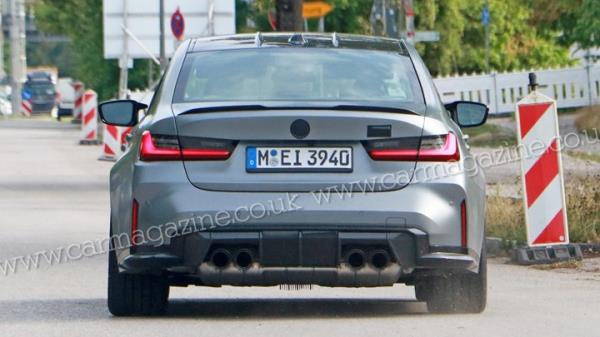 All-new BMW M3: facelift model snapped testing