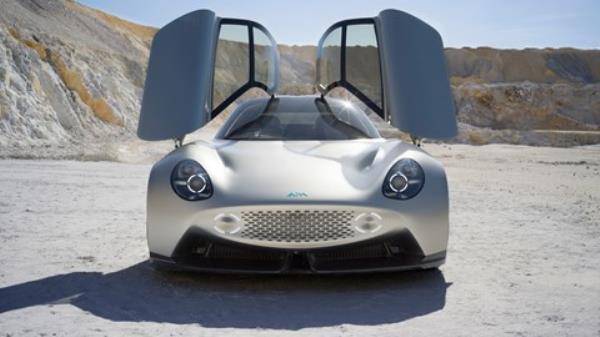 AIM EV Sport 01 electric car - butterfly doors