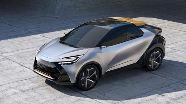 Toyota C-HR prologue, 2022, front view, high