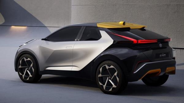 Toyota C-HR prologue, 2022, rear view