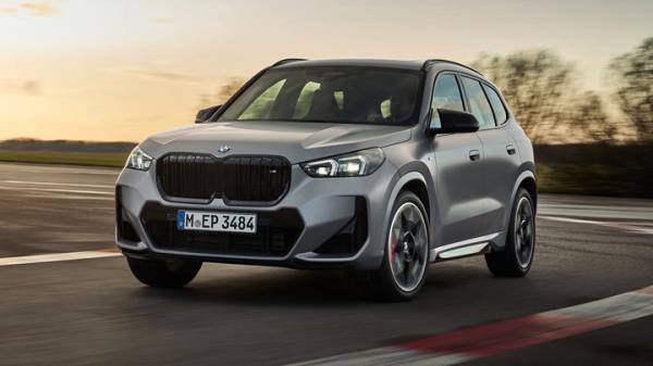 BMW X1 M35i xDrive - the hottest X1 you can buy, front view, driving