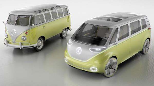 Long-wheelba<em></em>se Volkswagen ID. Buzz makes European debut at VW Bus Festival in Hanover