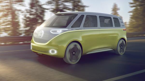 Long-wheelba<em></em>se Volkswagen ID. Buzz makes European debut at VW Bus Festival in Hanover