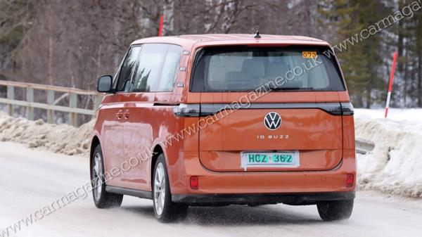 2024 VW ID.Buzz LWB, Orange, rear