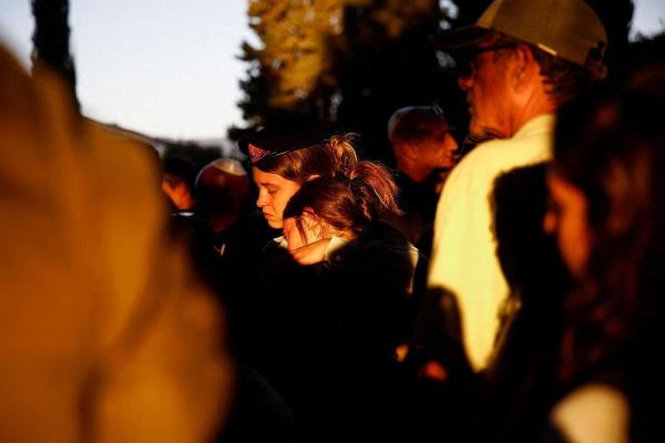 People mourn Israeli military paramedic First Sergent Agam Naim, who was killed amid the o<em></em>ngoing co<em></em>nflict in Gaza between Israel and Hamas, during her funeral in Kibbutz Mishmarot, in northern Israel, September 18, 2024.