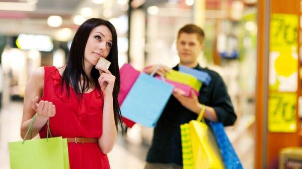 Woman Spending Too Much Mo<em></em>ney For Shop