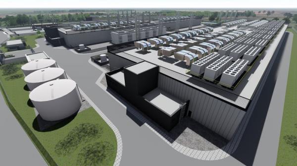 An artist's impression of an Echelon Data Centres campus