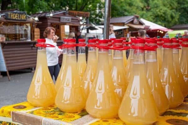 Traditio<em></em>nal grape drink called burčiak is a must during the festivities.