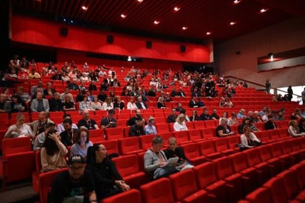 Attendees of the Cinematik festival.