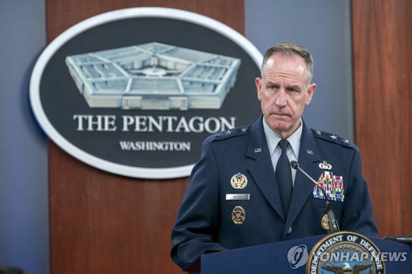 This photo, released by the Associated Press, shows Pentagon press secretary Maj. Gen. Pat Ryder speaking during a press briefing at the Pentagon near Washington on Aug. 13, 2024.