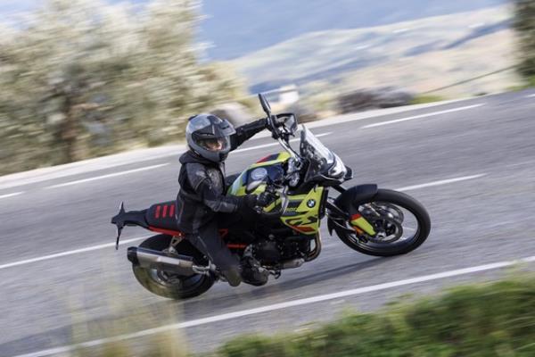 Emily Roberts on the BMW F 900 GS