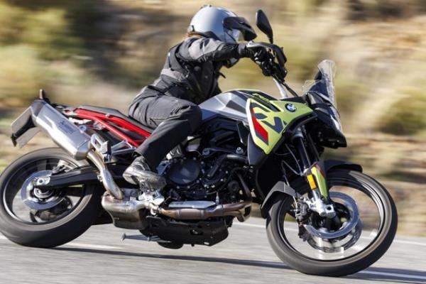 Emily Roberts on the BMW F 900 GS