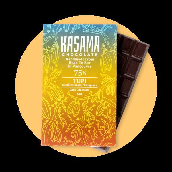 Kasama Chocolate 75-per-cent Tupi chocolate bar