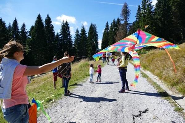 A Šarkaniáda event in the Martinské Hole resort, northern Slovakia.