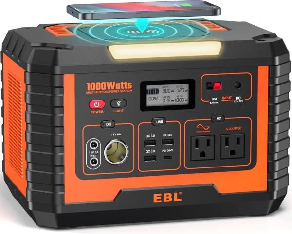 Car jump starter with a power bank, Jakcery Explorer 500 power bank and EcoFlow Delta 2. 