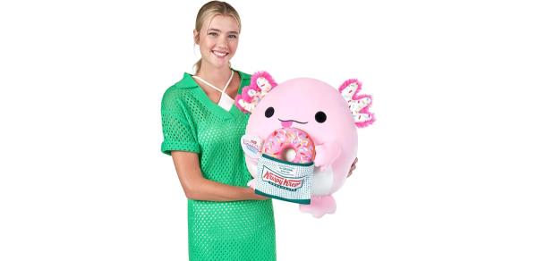 Snackles Series 2 Axolotl &amp; Krispy Kreme 16-Inch Plush