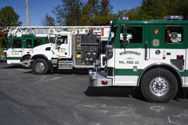 Fire company apparatus during an open house at Whiteford Volunteer Fire Company on Saturday. (Brian Krista/staff photo)