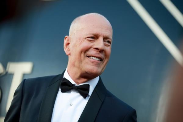 Bruce Willis on a red carpet in 2018.