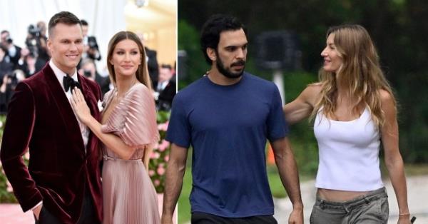 Gisele Bündchen and Joaquim Valente, and a pic of Gisele with Tom Brady