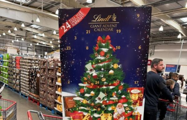 Giant Lindt advent calendar