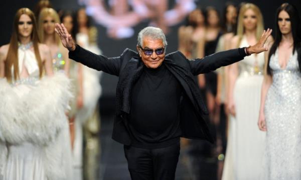 Italian fashion designer Roberto Cavalli 