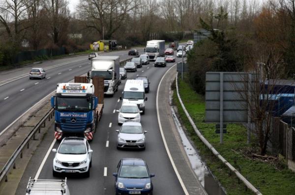 2B6W0WF General views of the A27 in Chichester, West Sussex, UK.