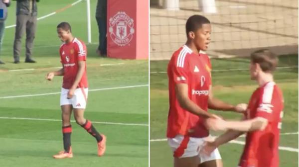 Chido Obi-Martin scores for Man Utd Under-18s