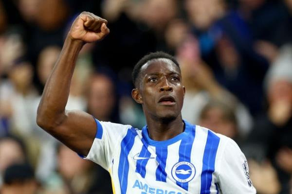 Danny Welbeck playing for Brighton