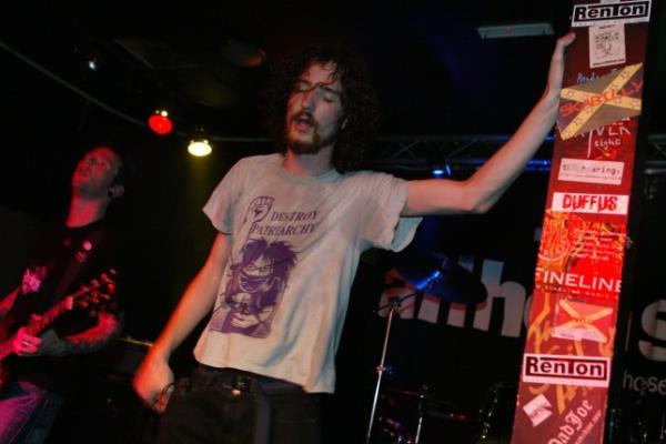 Rock band Million Dead featuring Frank Turner performing live in 2004 