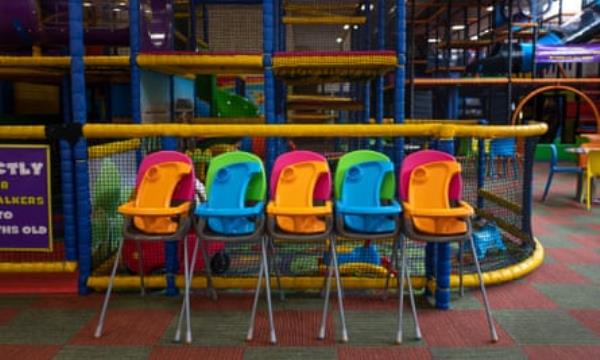 High chairs at children’s play centre