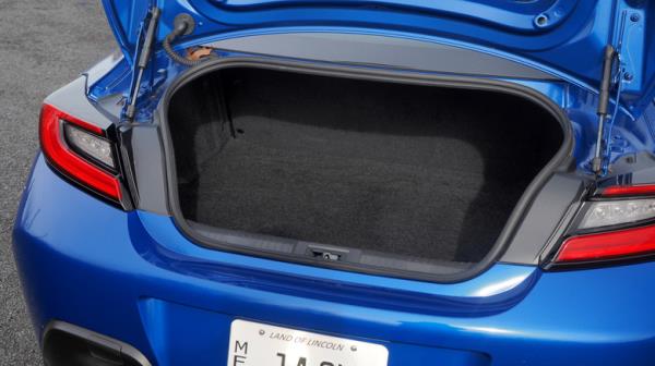 2025 Subaru BRZ tS trunk open