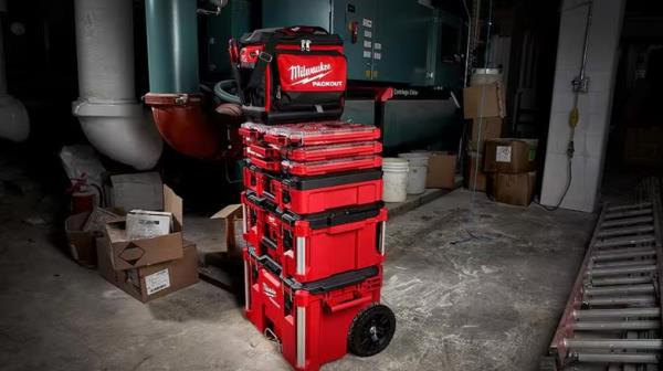 Milwaukee Packout stack with cooler bag