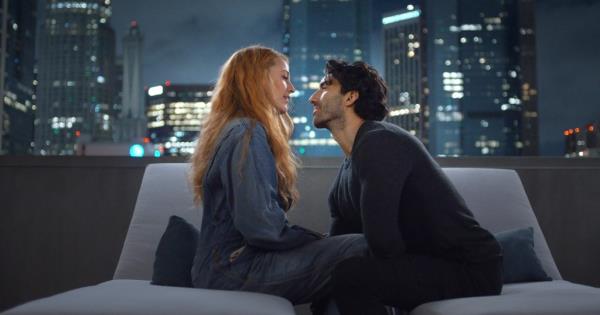 Blake Lively and Justin Baldoni in "It Ends With Us"