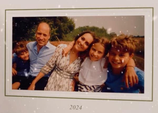 Kate and Prince William revealed their holiday card earlier this month.